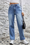 Ladies' Plush Stretchy Tailored Relaxed Fit Jeans
