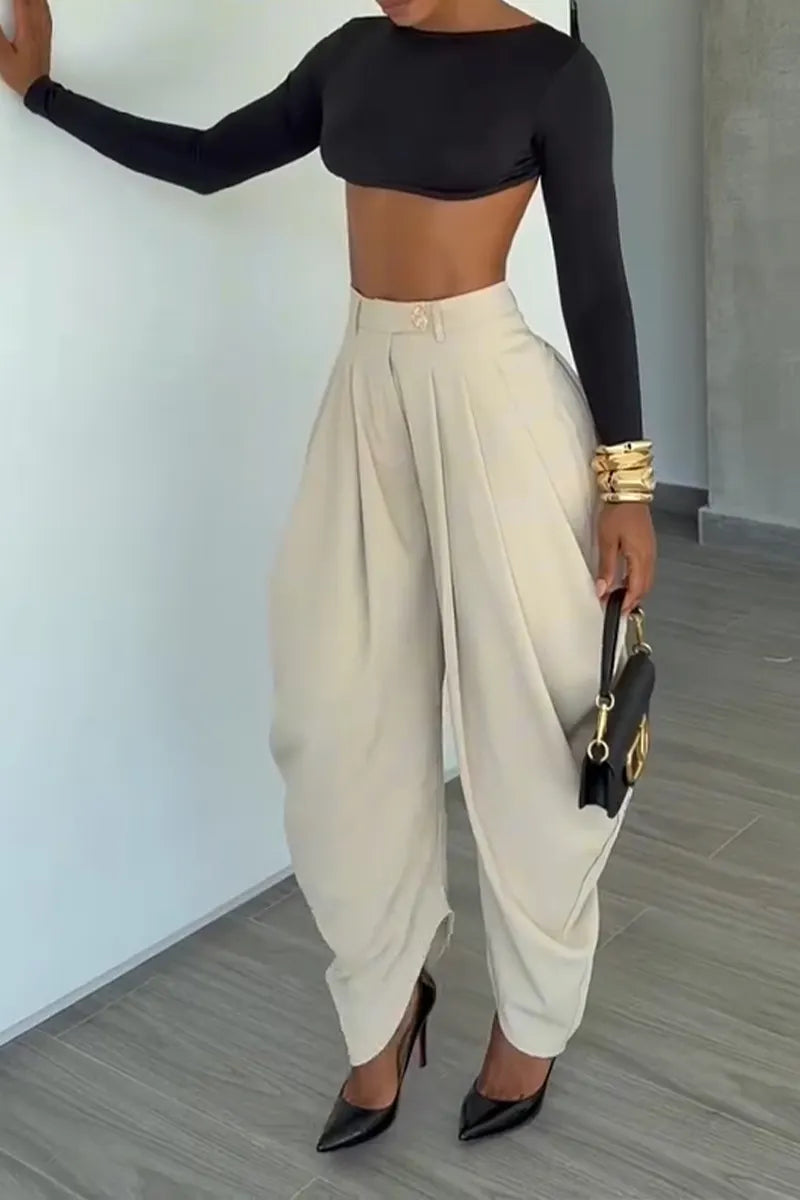 Women's Urban Casual Loose Silhouette Pants