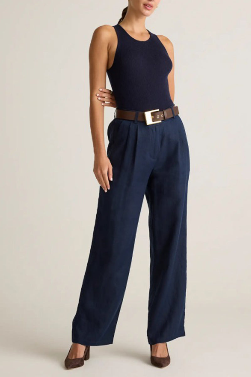 Women's Simple Commuter Comfortable Wide Leg Pants