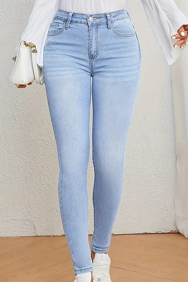 Women's Casual Stretch Slim-Fit Jeans