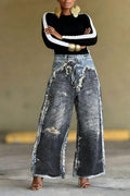 Hot Selling Women's Casual Straight Leg Jeans