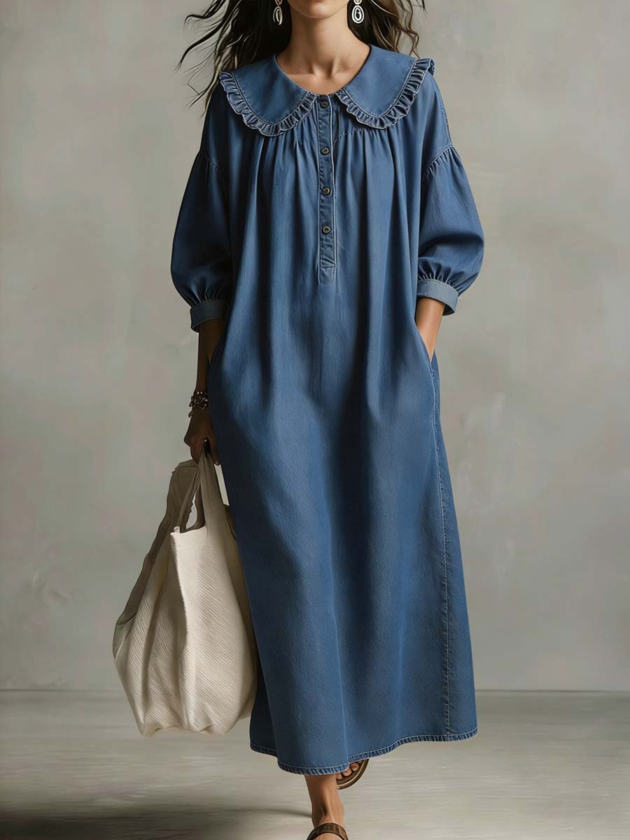 Women's Casual Denim Dress