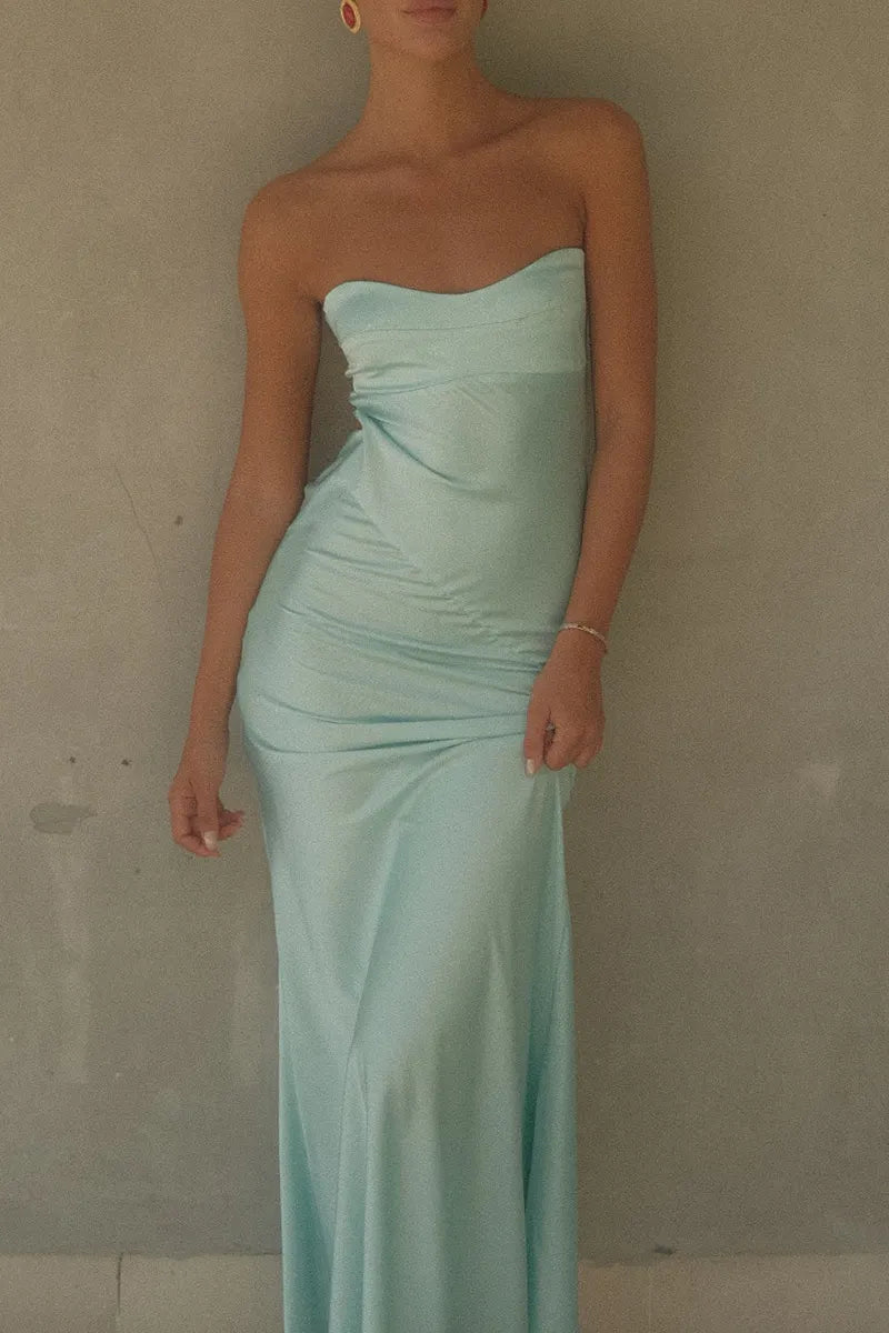 Women's Sexy Cutout Backless Bodycon Maxi Dress