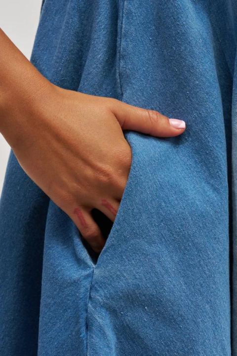 Women's Strapless Laundry Irregular Sexy Casual Denim Jumpsuit