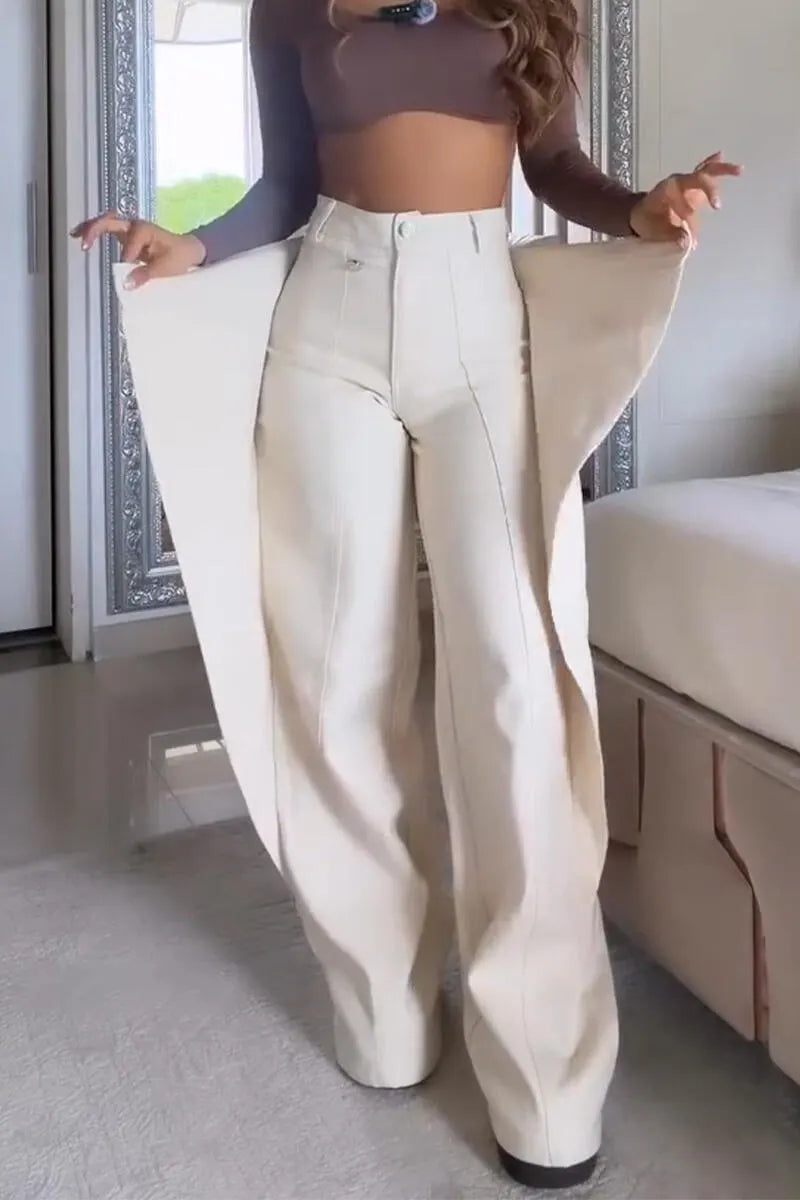 Women's Patchwork Irregular Casual Jeans