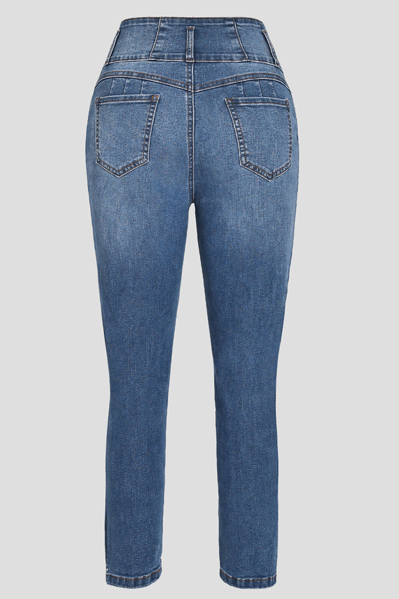 Women's Casual High-Waist Butt-Lifting Jeans