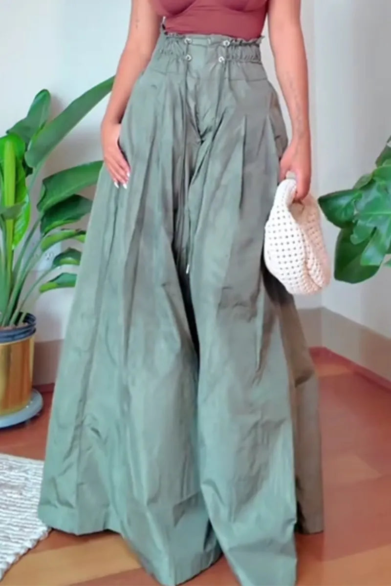 Women's Loose Wide Leg Drawstring Pants