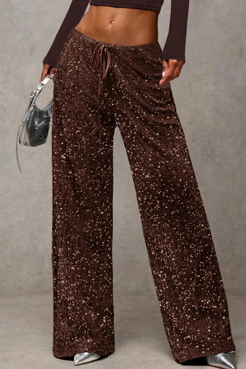 Women's  Streamlined Stretch Slimming Drawstring Trousers