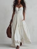 Barefoot Muse Lace Camisole Maxi Dress