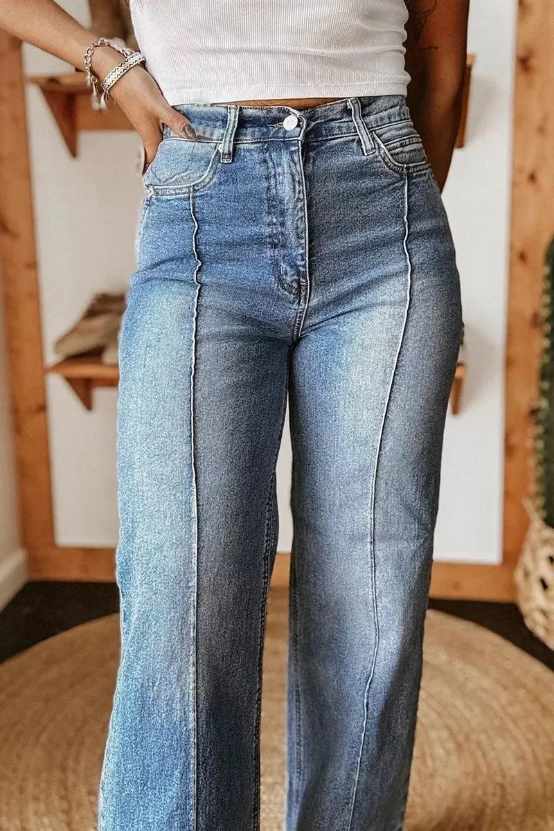 Women's Casual Wide Leg Loose Jeans