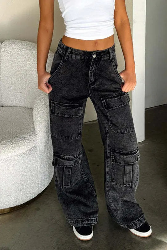 Women's Washable Denim Work Jeans