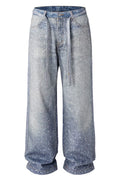 Women's Elegant Drifting Rope Crystal Jeans