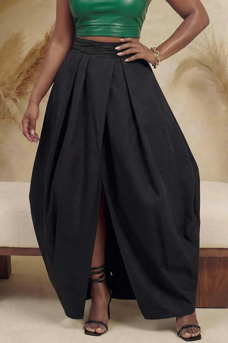 Women's Casual Slit Tulip Skirt