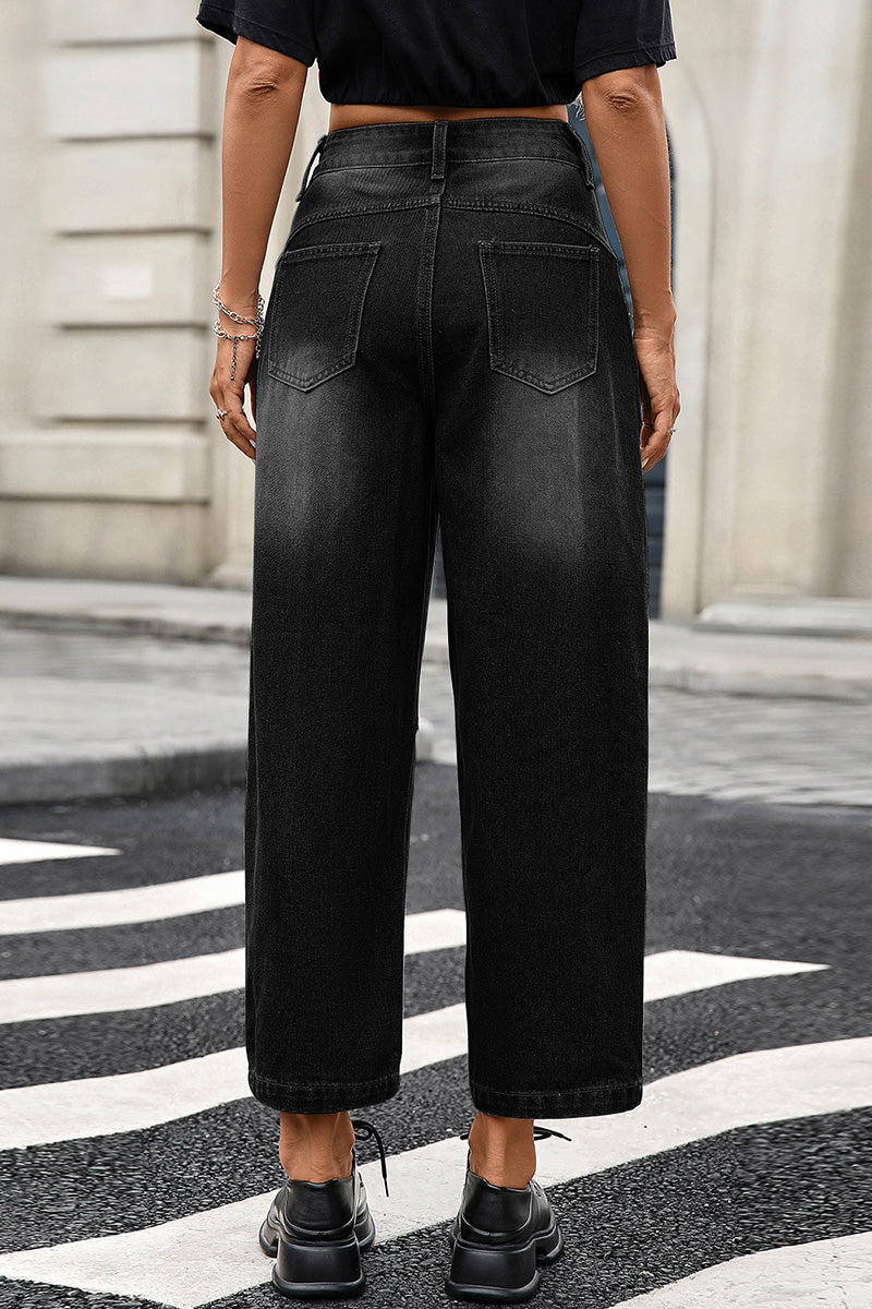 Women's High Street Vibe Straight Jeans