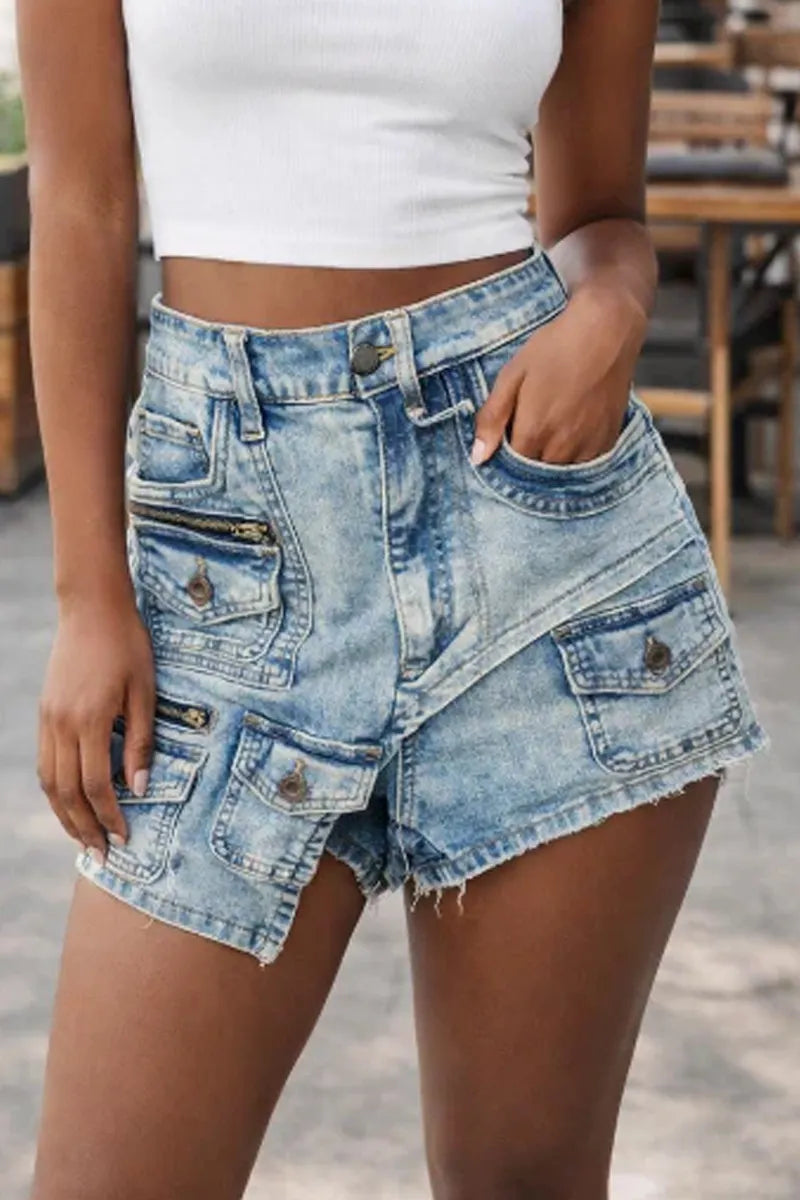 Ladies' Hot Selling Casual Denim Shorts