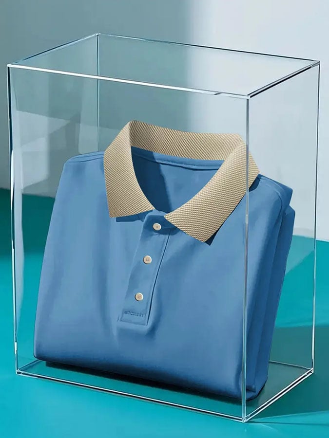 Men'S Casual Classic Contrast Pattern Short-Sleeved Polo Shirt