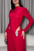 Women's Sexy Temperament Solid Color Jumpsuit or Pants