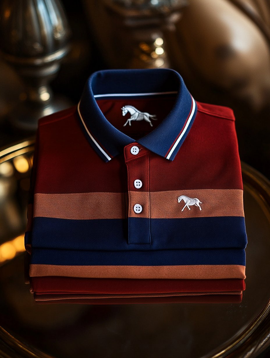 Men's Business Button Short Sleeve Polo Shirt