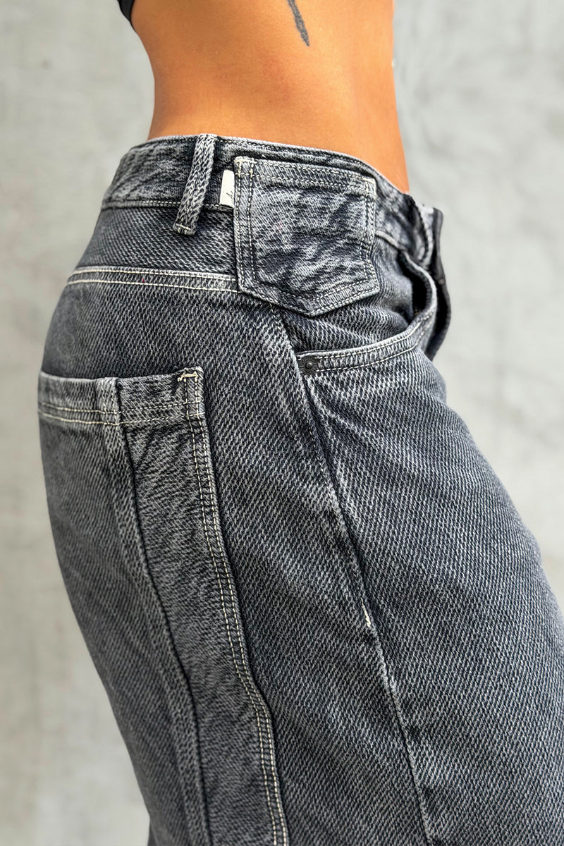 Women's Patchwork Casual Wide Leg Jeans