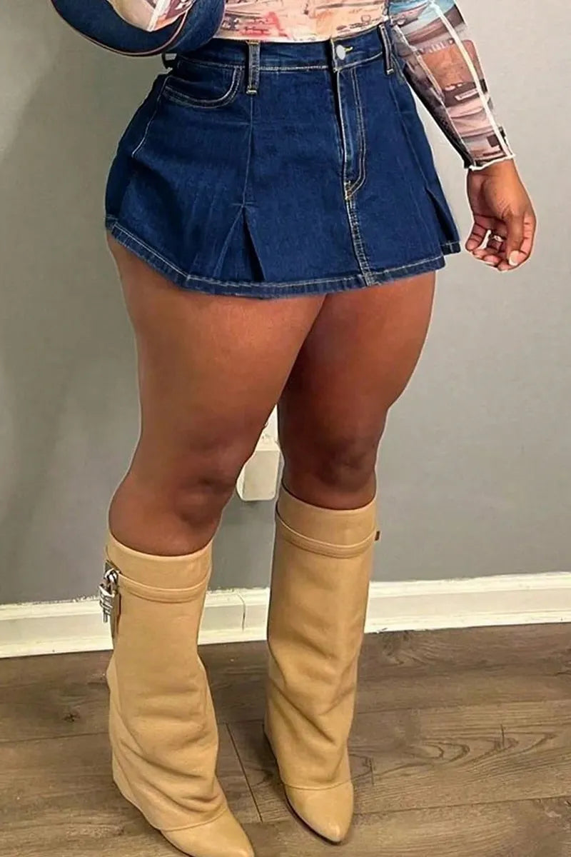 Women's Casual Cropped Jeans