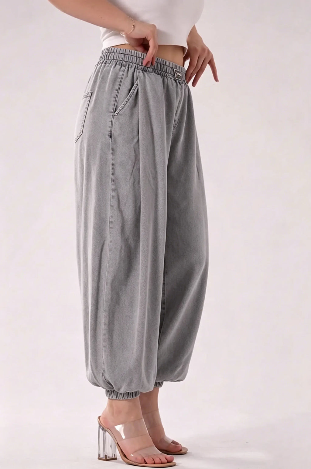 Women's Casual Comfortable Stretch Waist Jogger Jeans