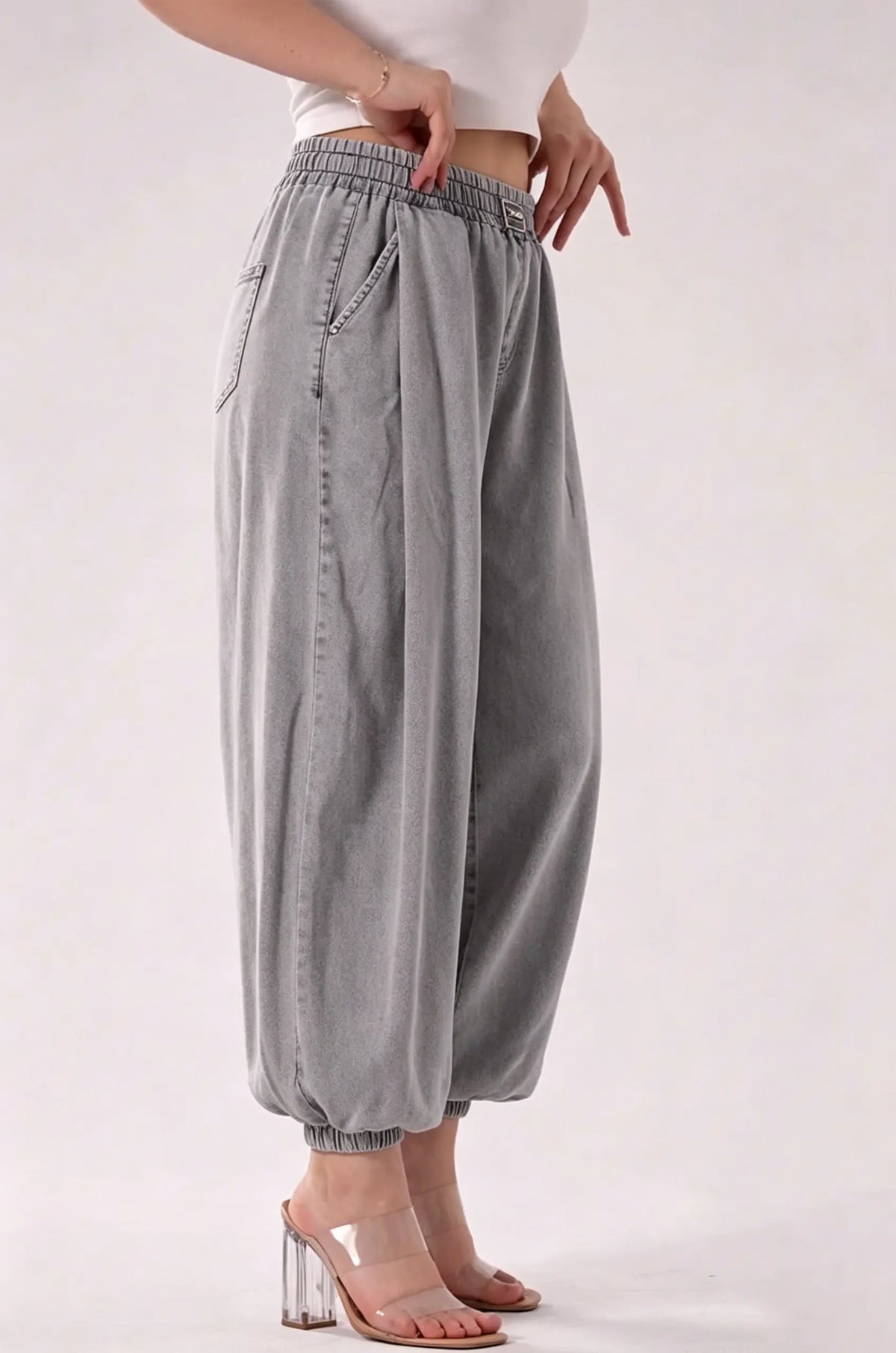 Women's Casual Comfortable Stretch Waist Jogger Jeans