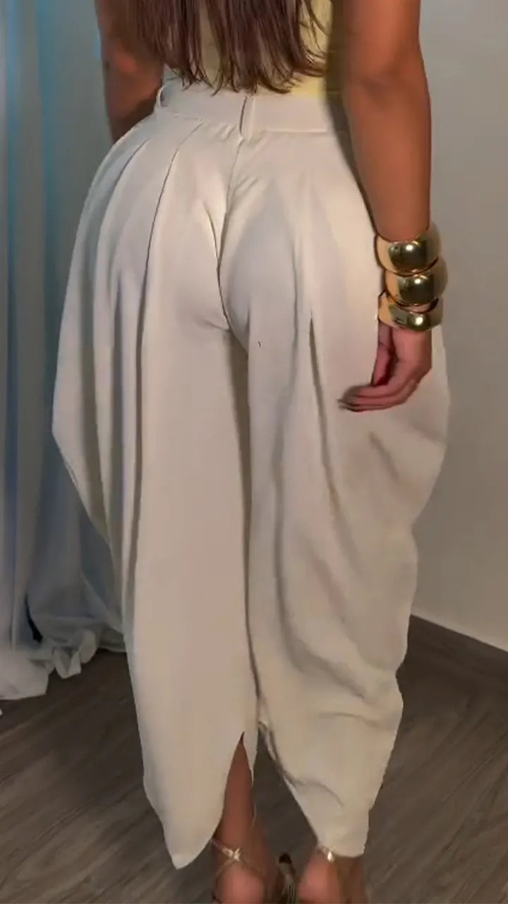 Women Pleated Casual Pants