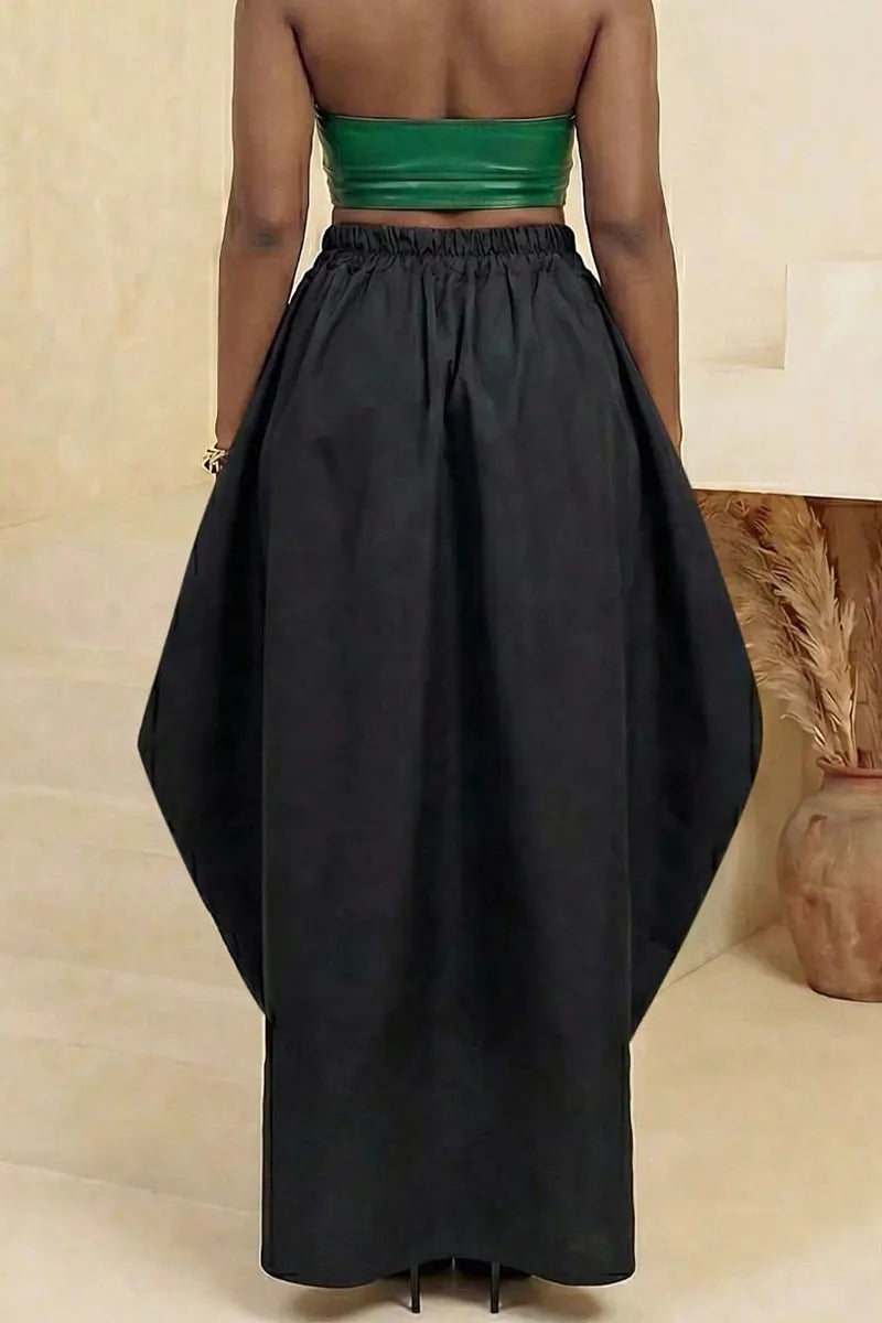 Women's Casual Slit Tulip Skirt