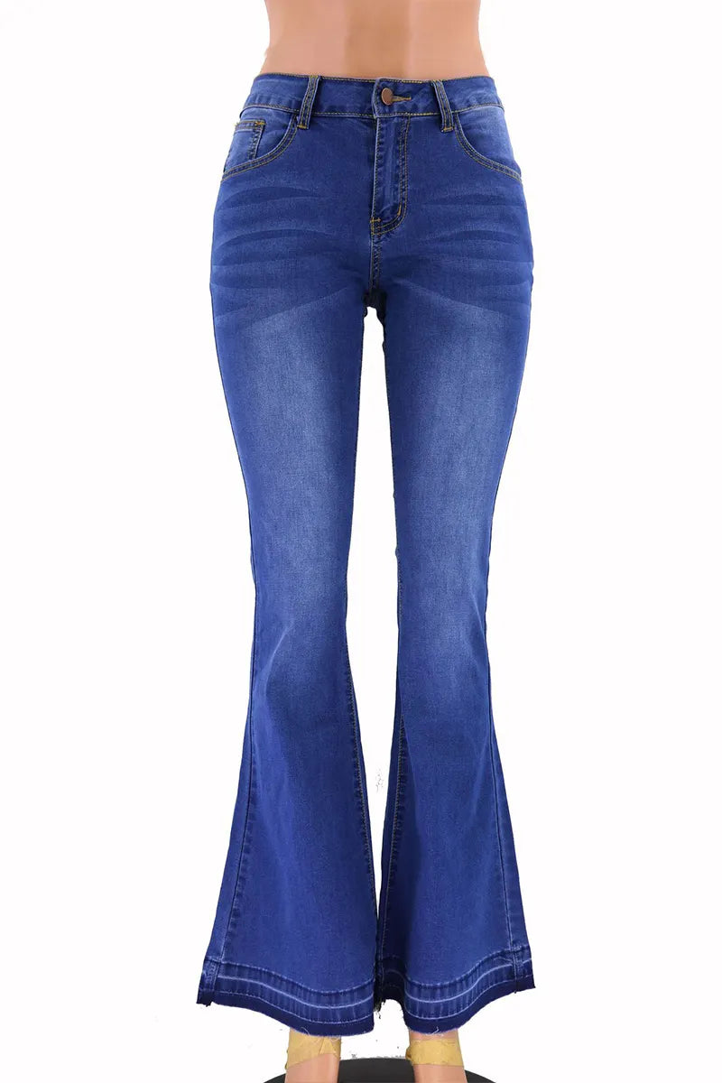 Women’s Stretch Flare Denim Pants