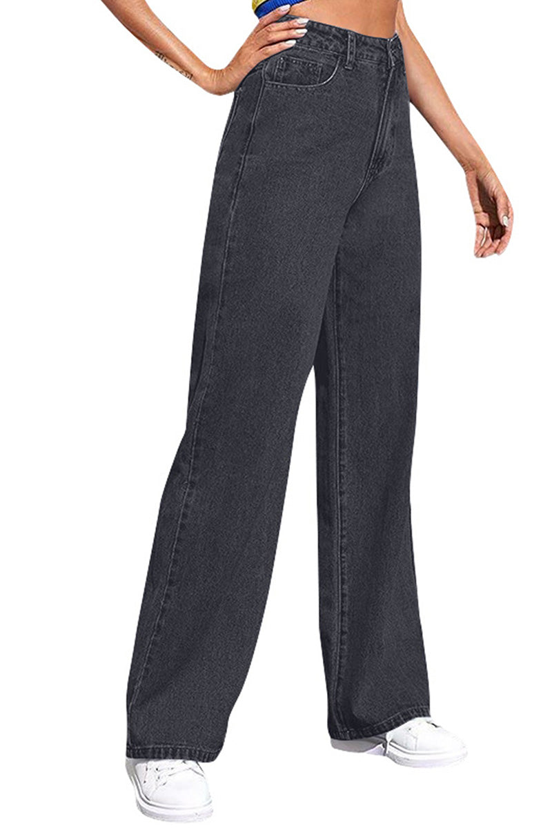 Women's Vintage Dropped Hem Jeans