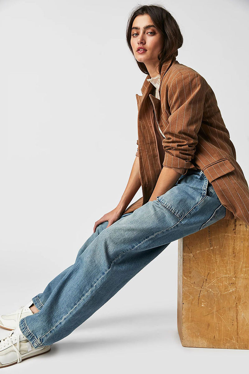 Classic Ladies' Comfortable Straight-Leg Jeans
