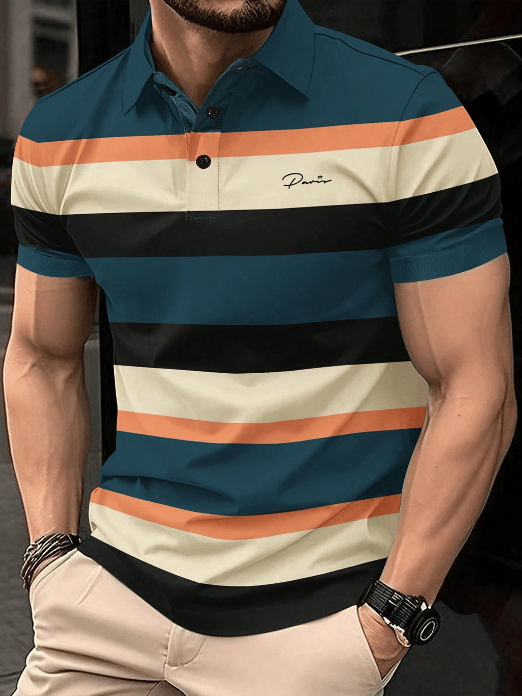 Men's Casual Business Fashion Polo Shirts