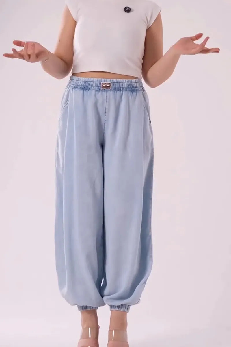 Women's Casual Comfortable Stretch Waist Jogger Jeans