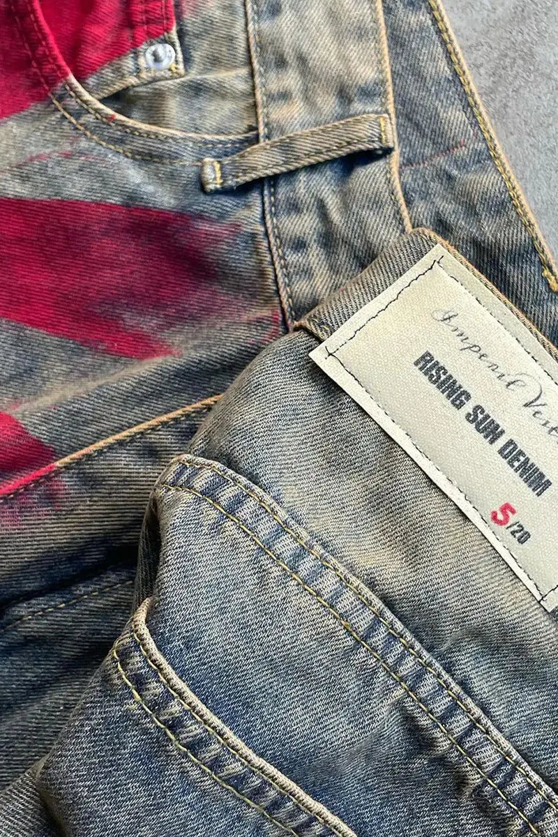 Women's Designer Print High Street Vibe Jeans