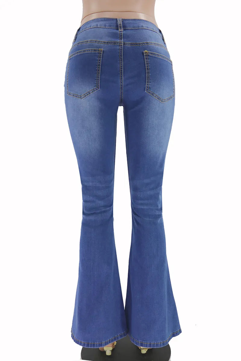 Women’s Loose Fit Flared Jeans