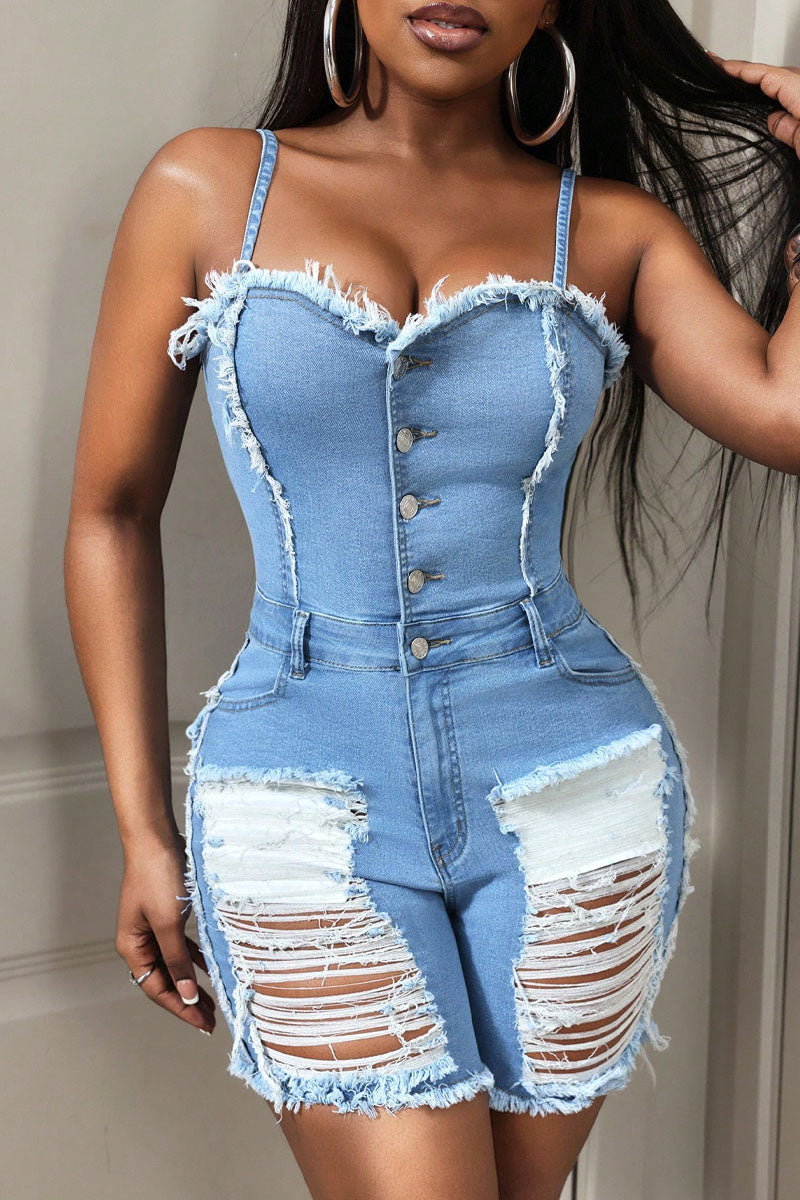 Women's Strapless Hole Bodycon Mini Dress Sexy Slim Fit