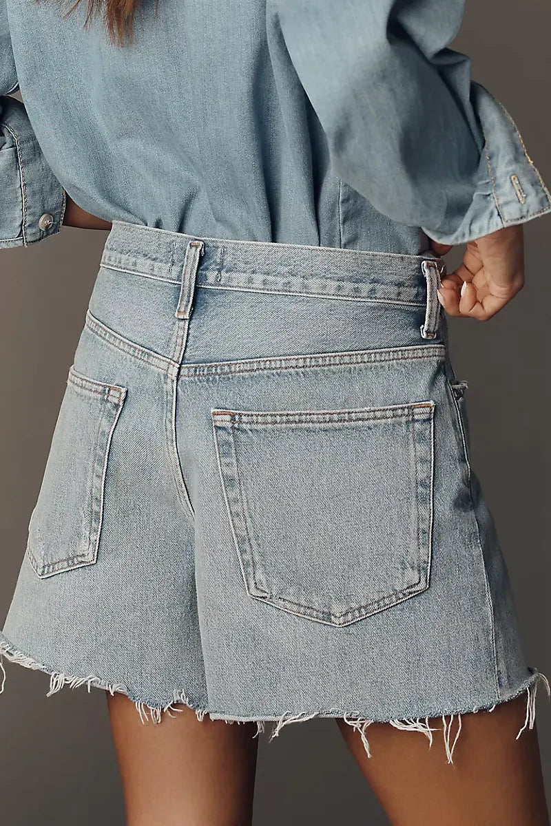Ladies' Casual Basic Denim Shorts