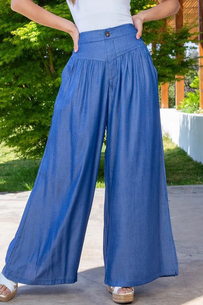 Women's Casual Wide Leg Loose Fit Jeans
