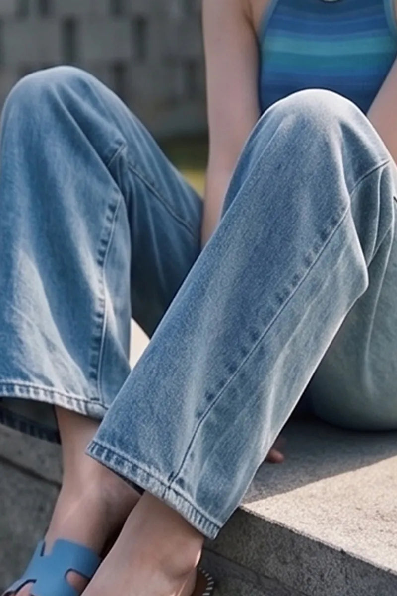 Women's Casual Wide Leg Jeans