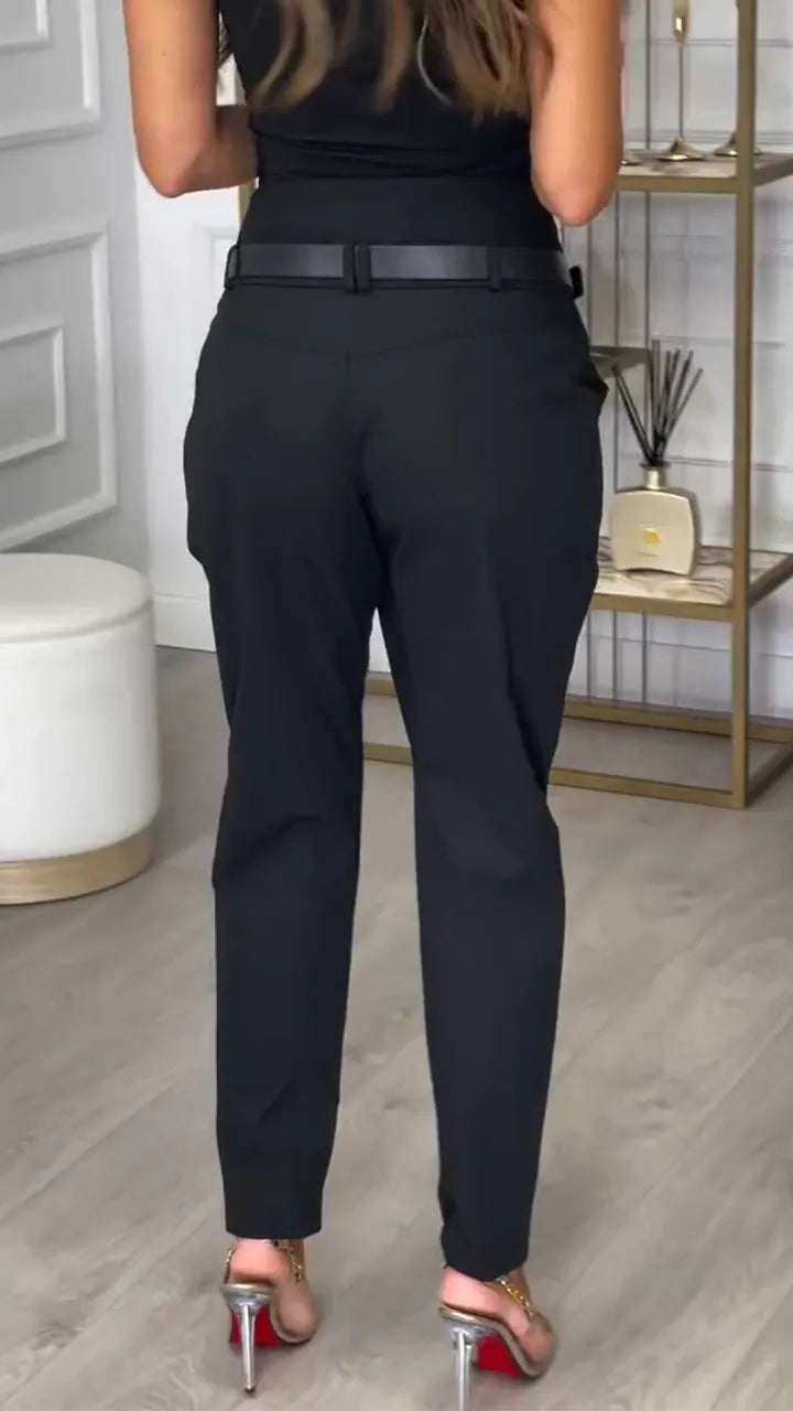 Women Patchwork Casual Pants
