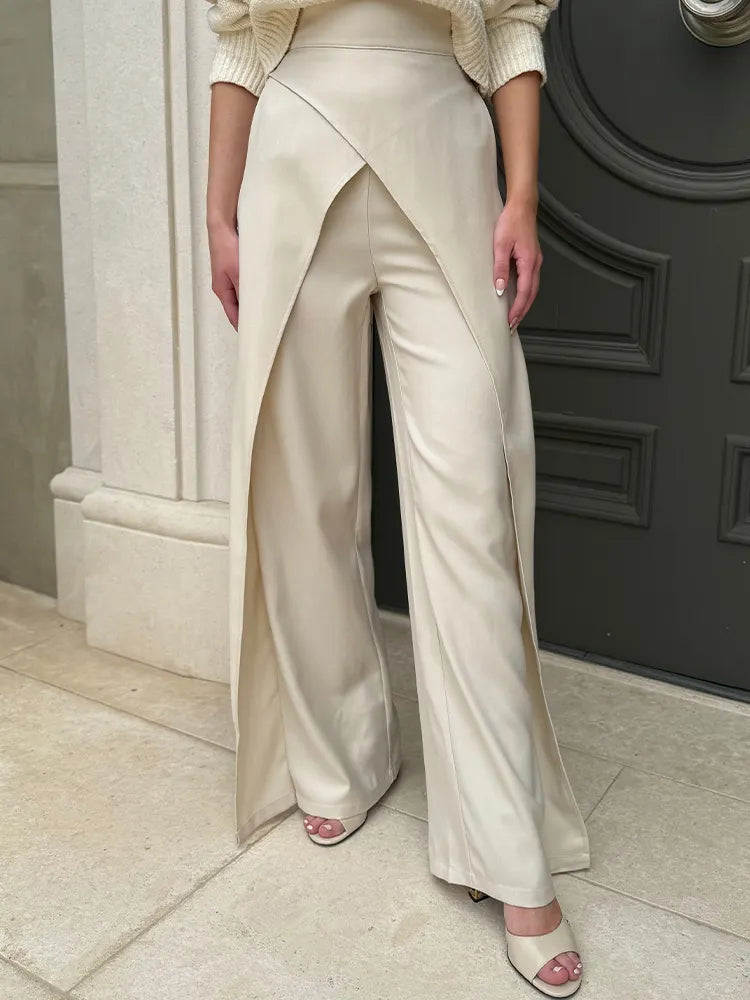 Women Patchwork Casual Pants