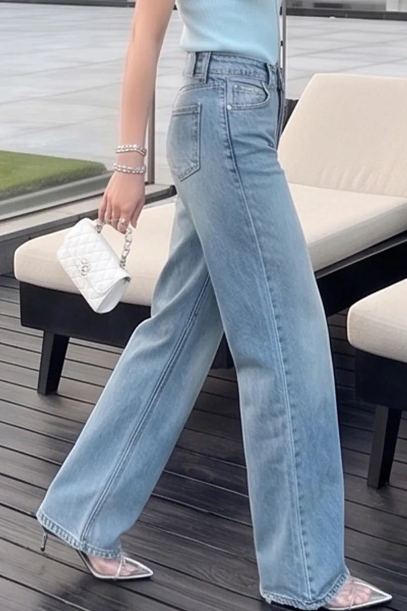 Women's Casual Wide Leg Jeans