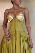 Women's Elegant Thin Strap Slim Vest or A Line Skirt