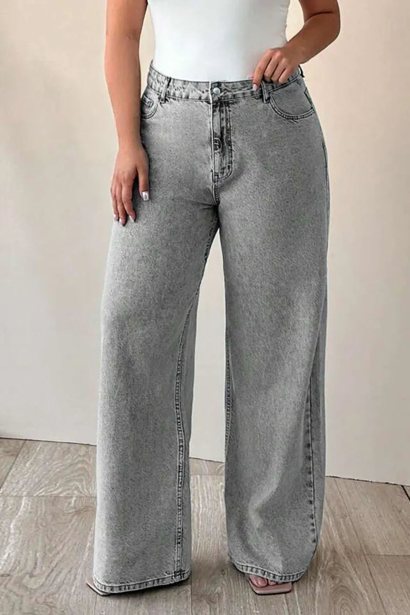 Ladies' Narrow Straight Cut Denim Jeans