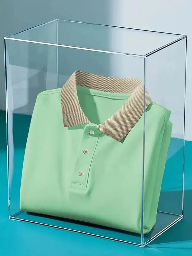 Men'S Casual Classic Contrast Pattern Short-Sleeved Polo Shirt