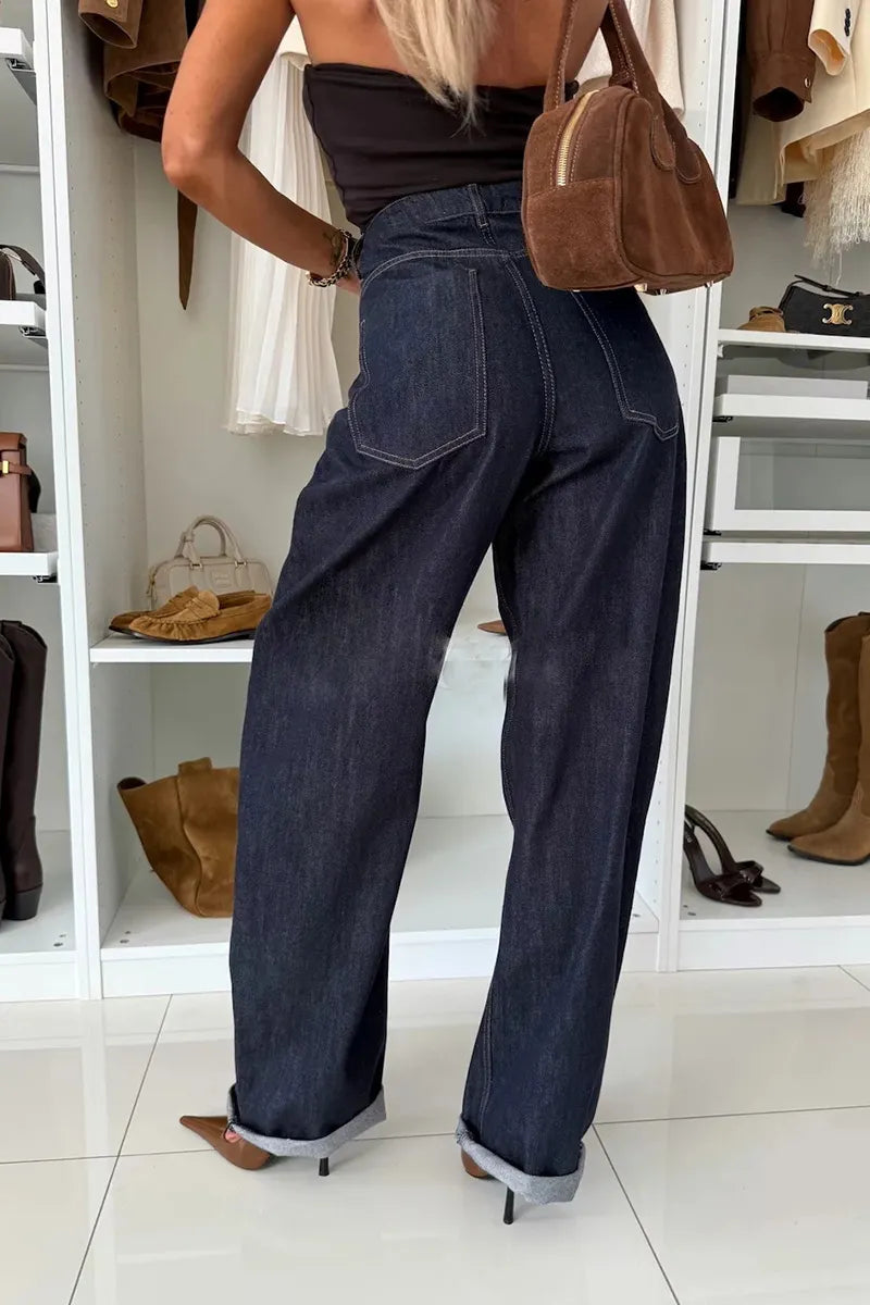 Women's Relaxed Fit Denim Jacket + Straight-Leg Denim Jeans