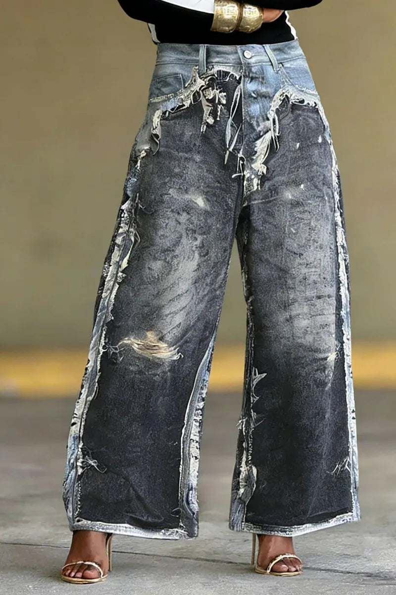 Hot Selling Women's Casual Straight Leg Jeans