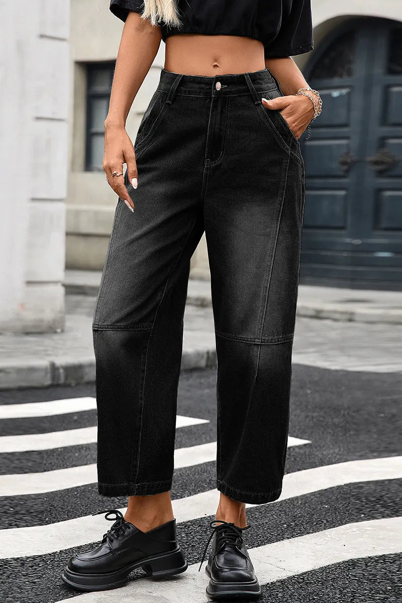 Women's High Street Vibe Straight Jeans