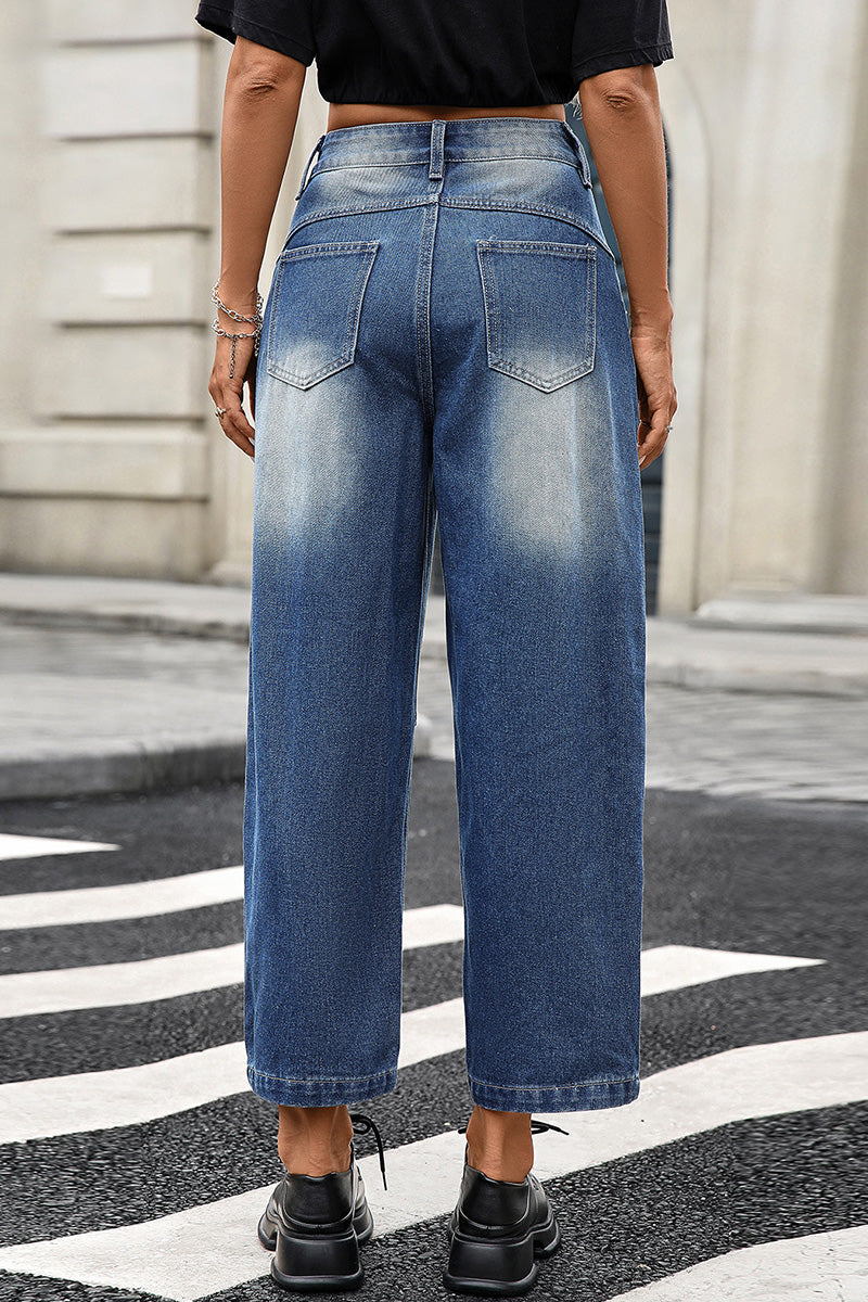 Women's High Street Vibe Straight Jeans