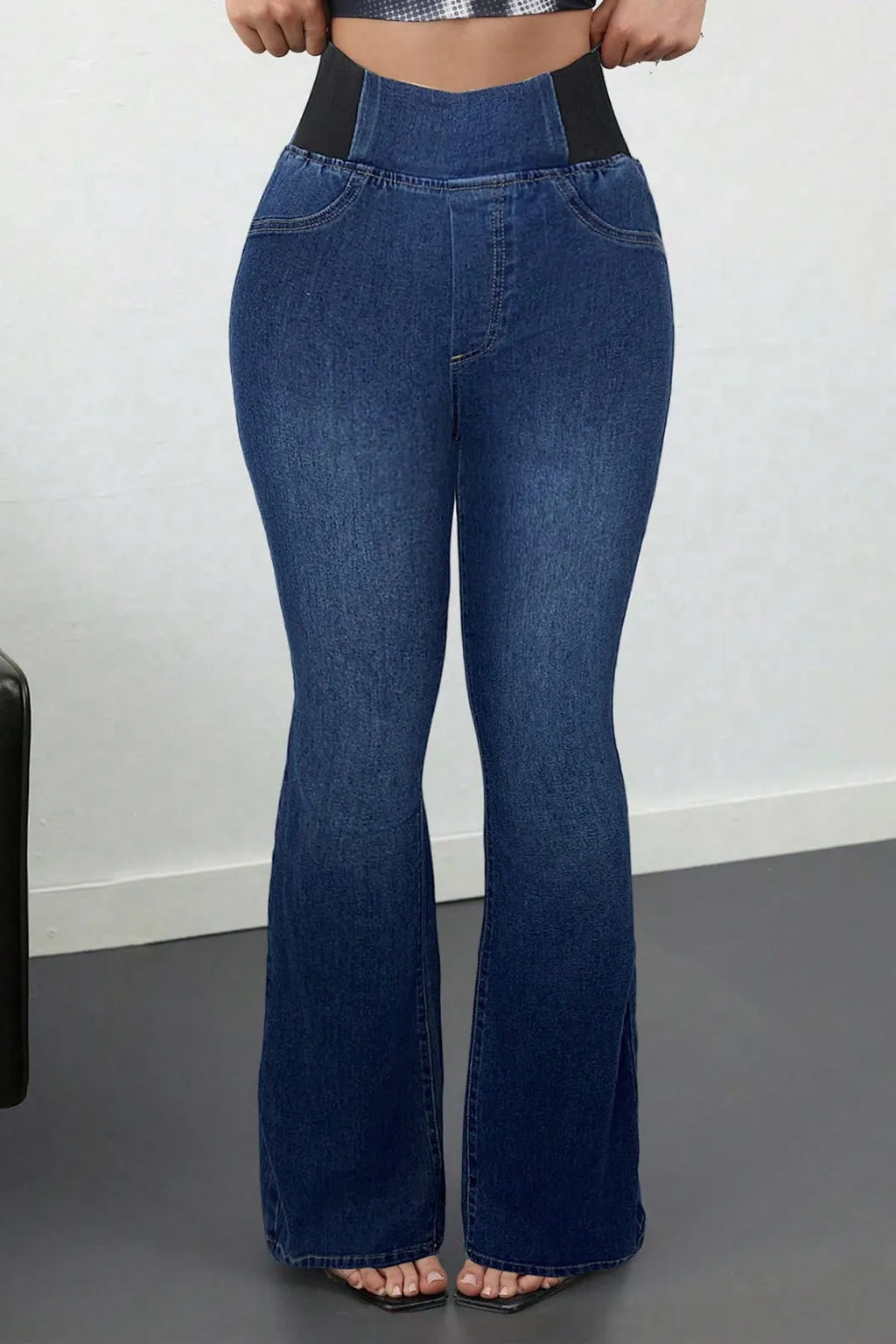 Women's Retro Stretch Slim Bootcut Jeans